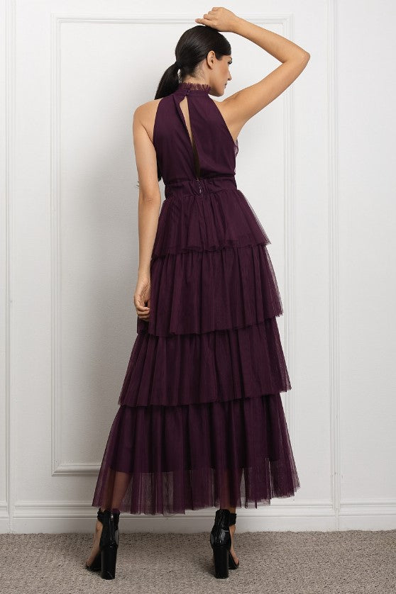 Vestido de olanes en tul